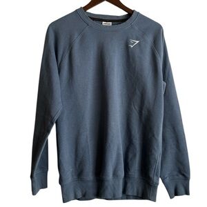 Gymshark Blue Crewneck Sweatshirt Sz M
